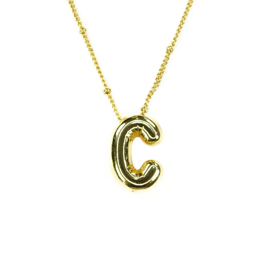 Bubble Letter Necklace