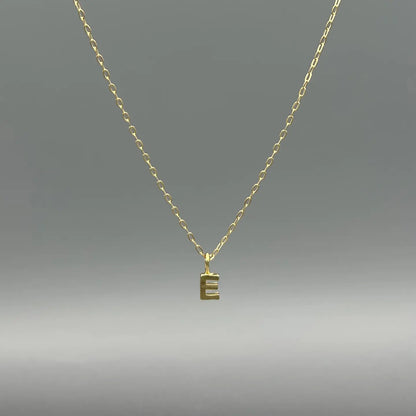 Small Initial Letter Necklace