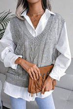 V-Neck detailed Sweater Vest