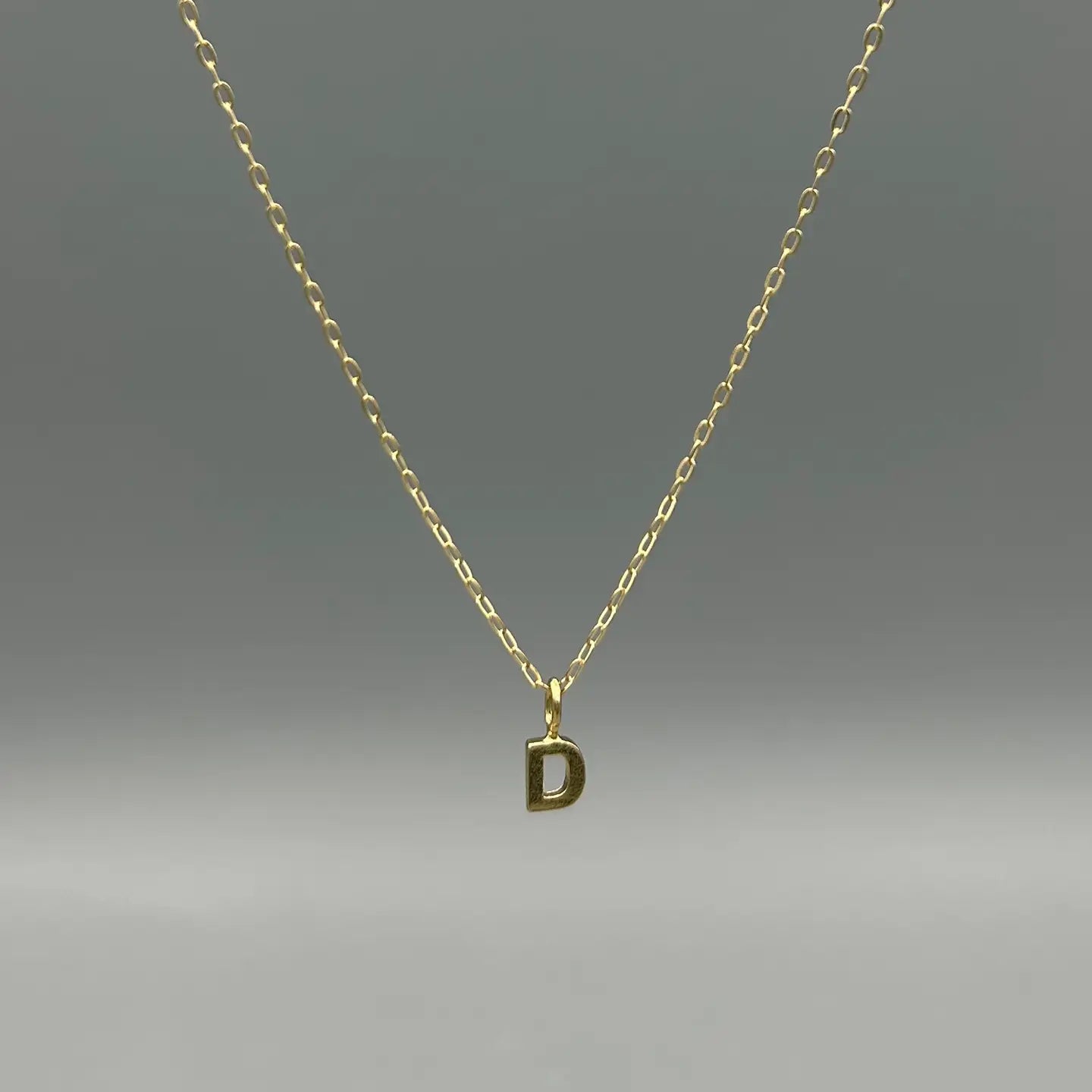 Small Initial Letter Necklace