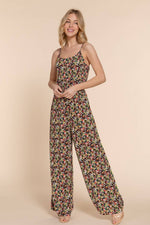 Floral Print Cami Jumpsuit