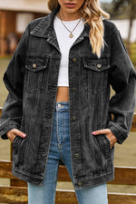 OVERSIZED BUTTON UP  DENIM JACKET