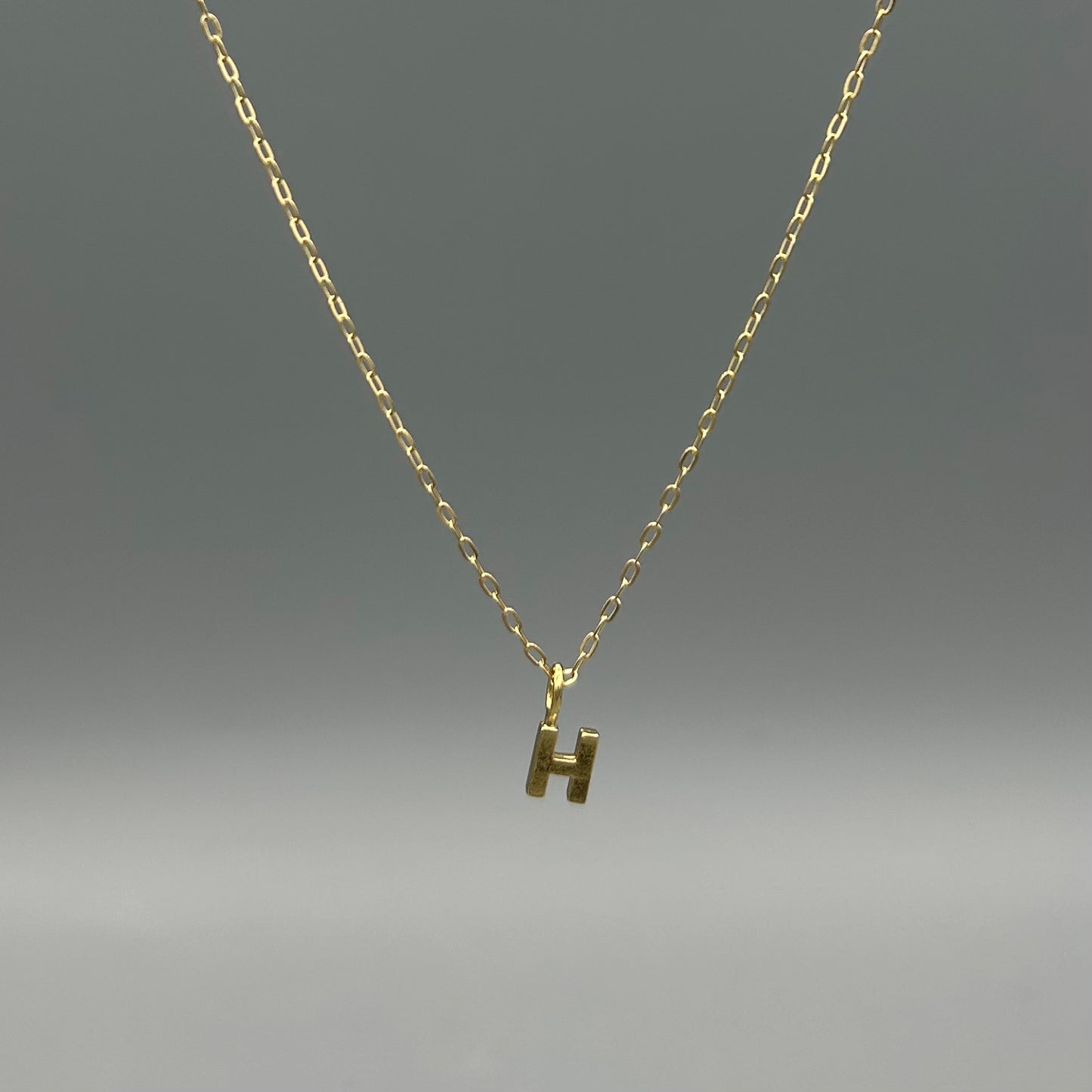Small Initial Letter Necklace