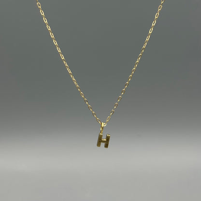 Small Initial Letter Necklace