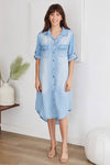 Chambray Denim Dress