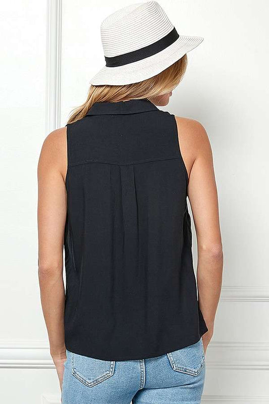 Classy Collared Tank