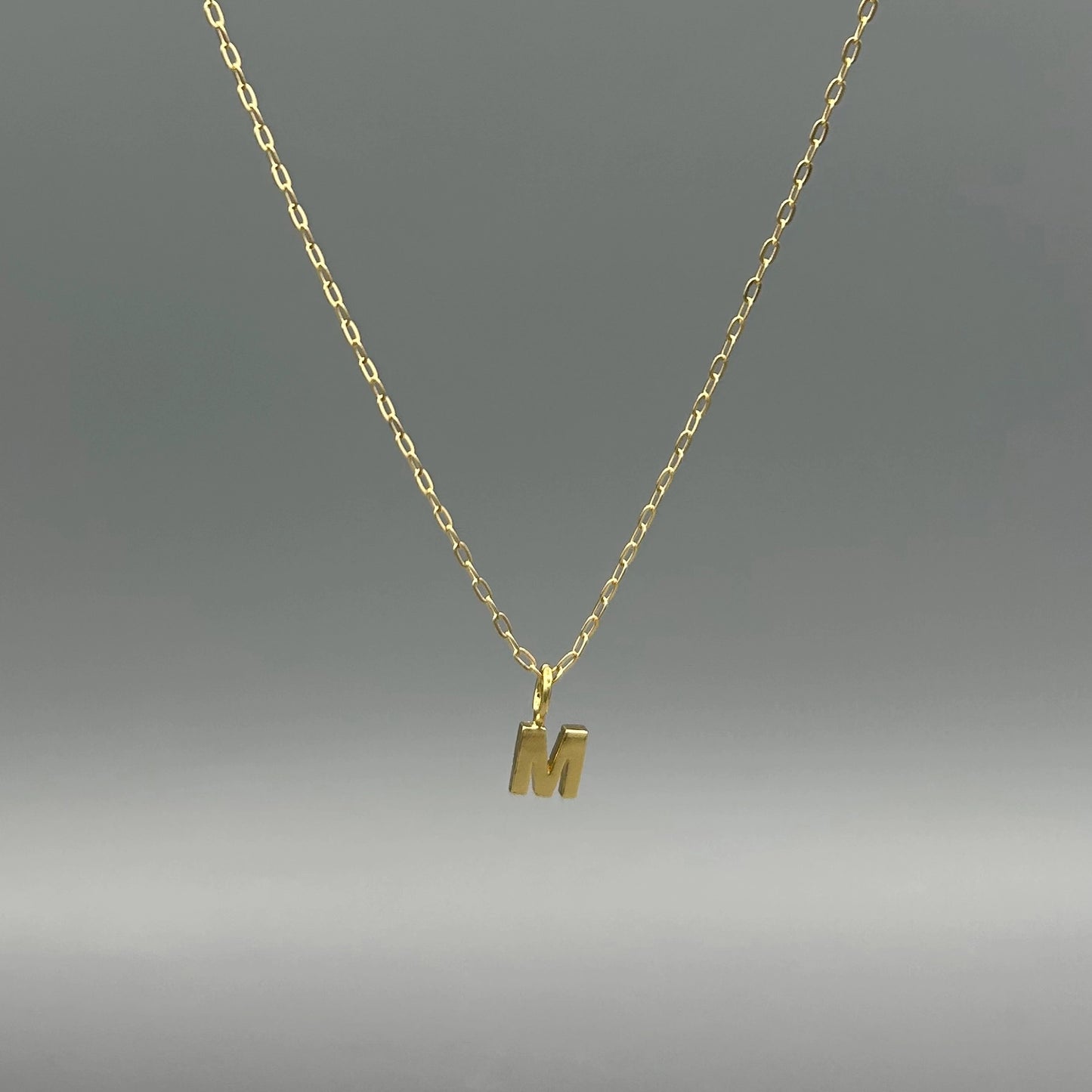 Small Initial Letter Necklace