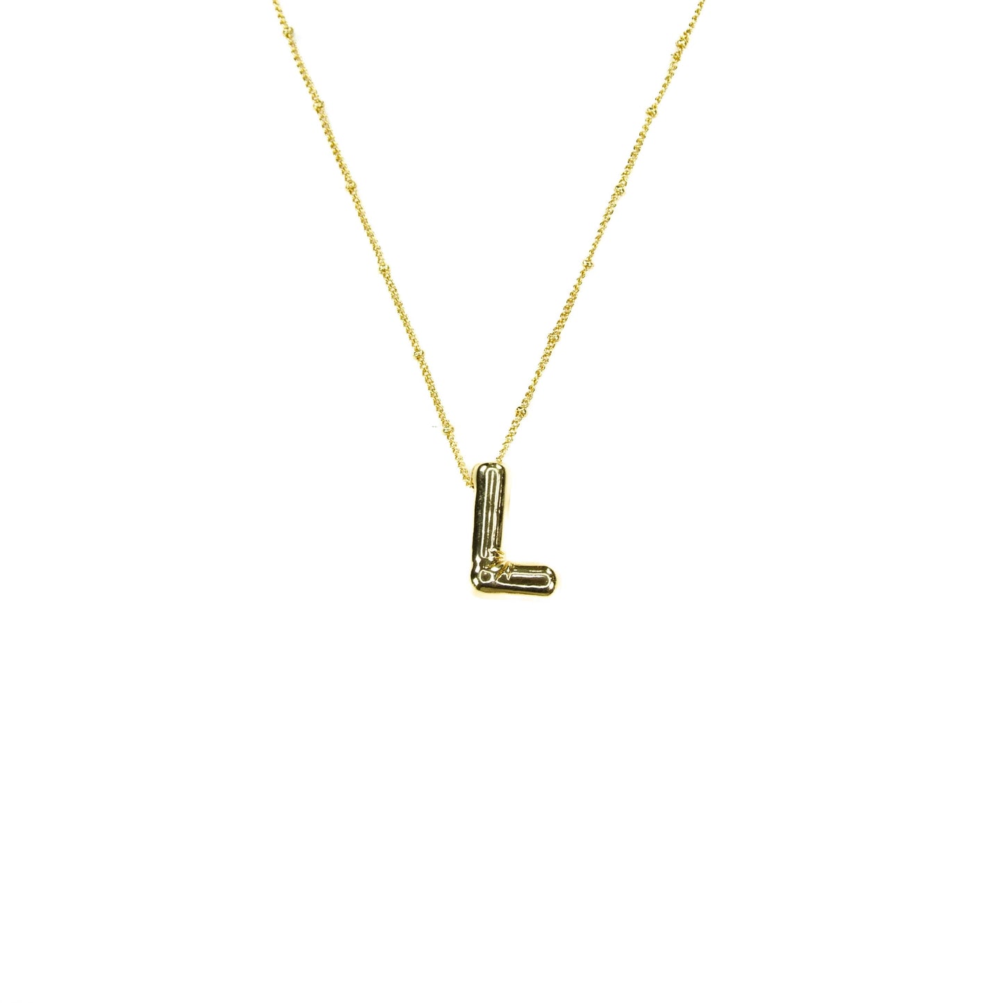 Bubble Letter Necklace