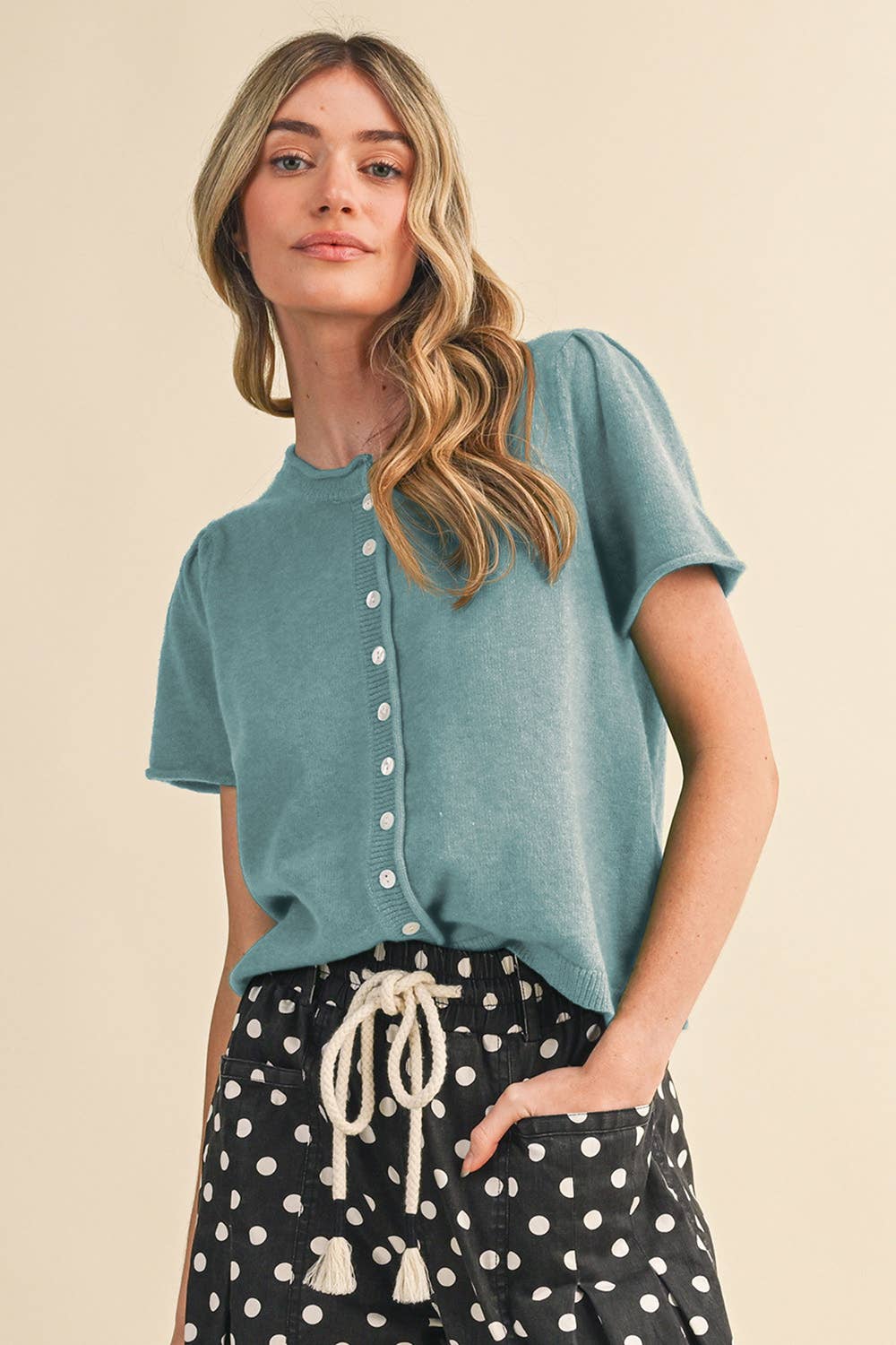 Short Sleeve Cardigan