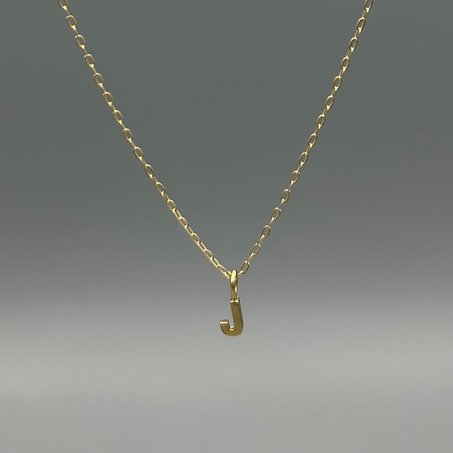 Small Initial Letter Necklace