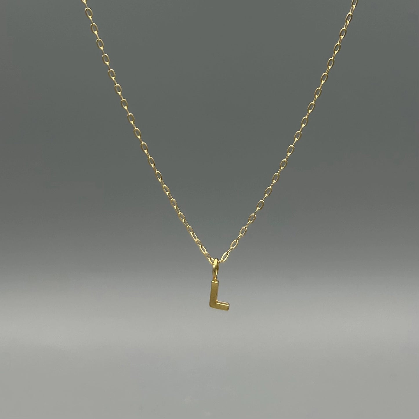 Small Initial Letter Necklace