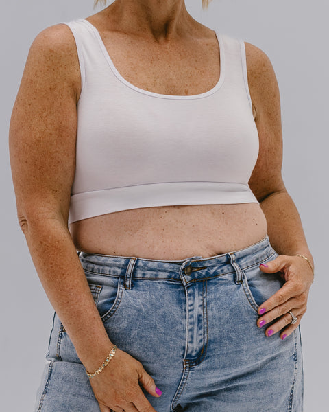 Classic Wide Strap Tank Halftee