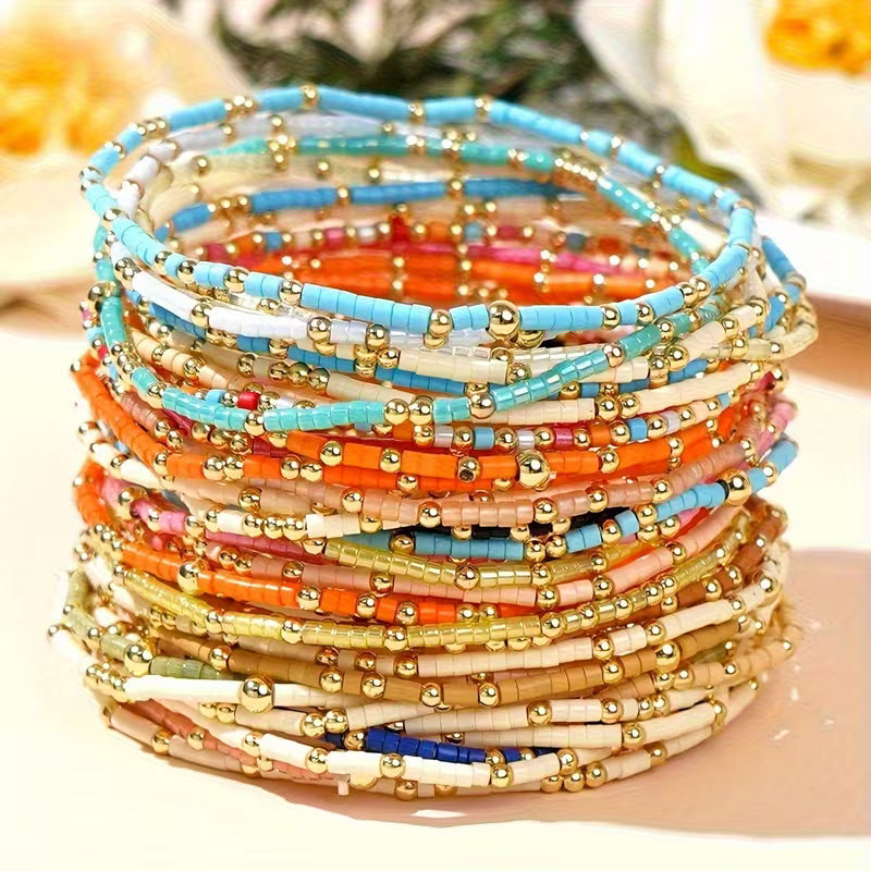 Stackable Beaded Bracelets