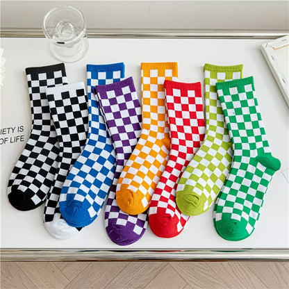 Bold Checkered Socks - 3 Pack